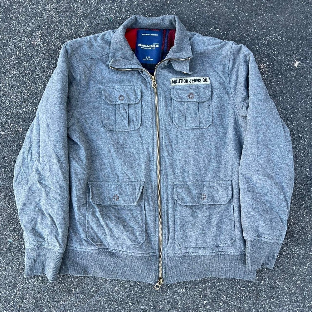 1990s Nautica Jean Co Zip Up Jacket size L